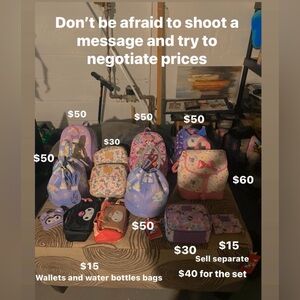 Colorful Backpack and Bag Collection